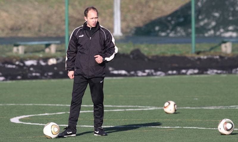 Football. Ruch Radzionkow. Training. 17.01.2011