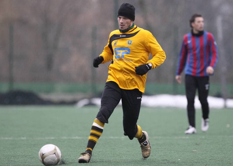Football. Sparing. GKS Katowice - LZS Lesnica. 05.02.2011