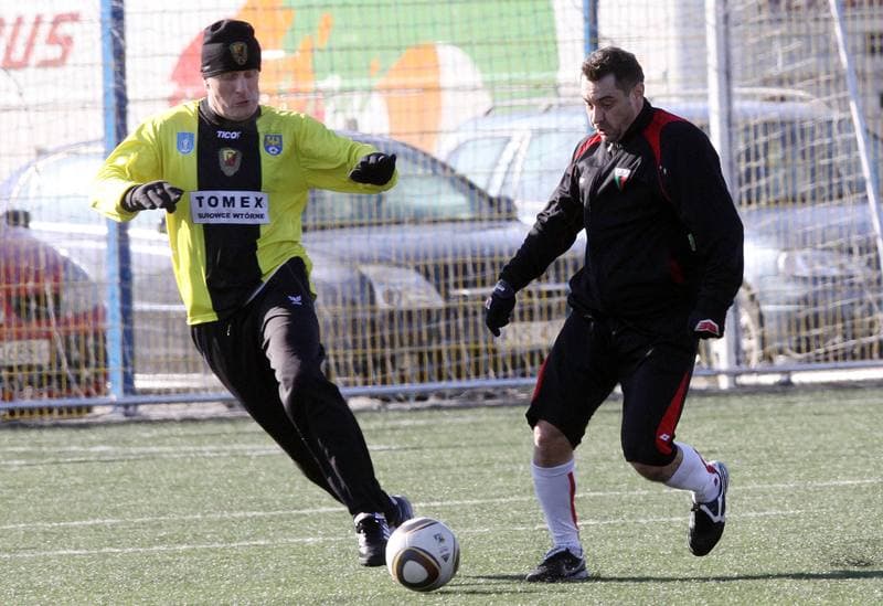 Football. Sparing. GKS Tychy - Ruch Radzionkow. 12.02.2011
