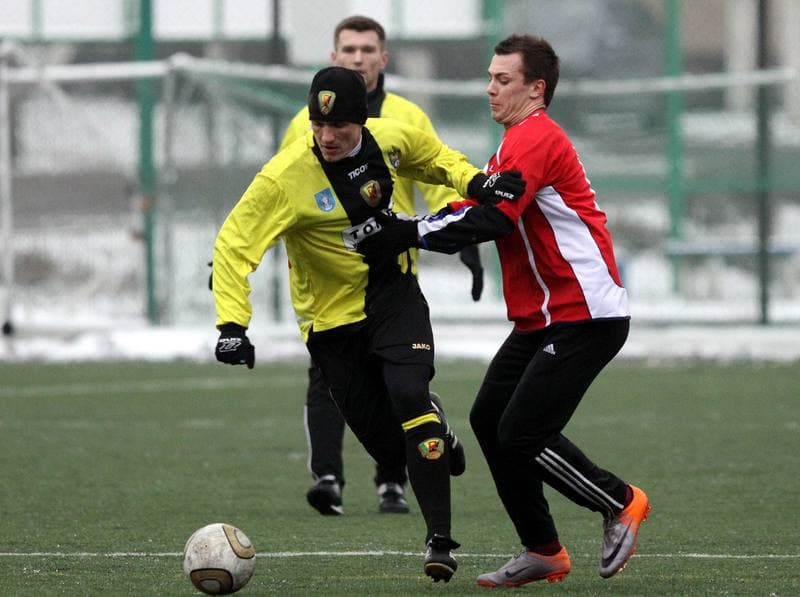 Football. Sparing. Ruch Radzionkow - LZS Piotrowka. 19.02.2011
