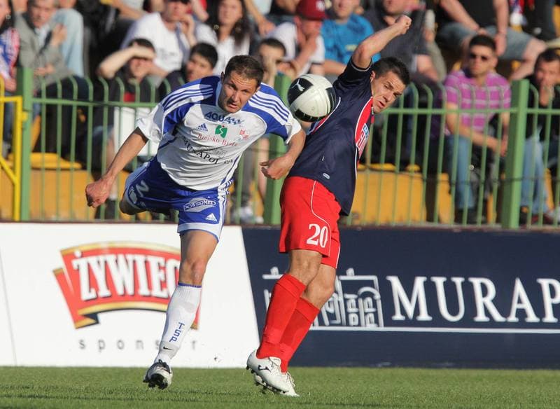 Football. I liga. Podbeskidzie Bielsko-Biala - Piast Gliwice. 11.05.2011