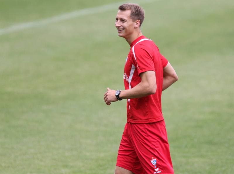 Football. Gornik Zabrze. Training. 11.01.2011