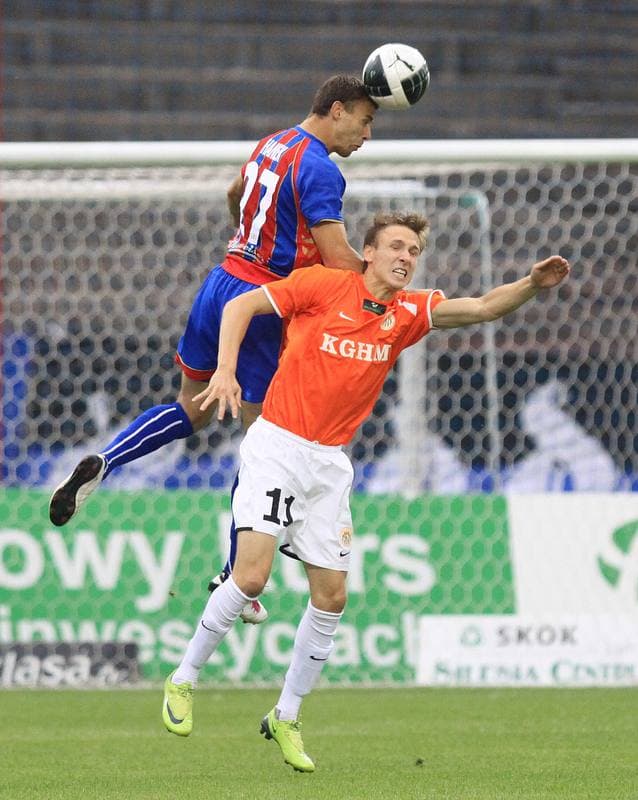 Football. Ekstraklasa. Polonia Bytom - Zaglebie Lubin. 10.09.2010