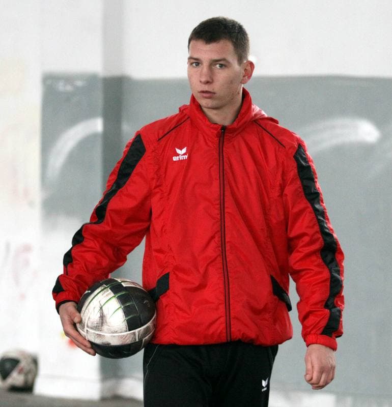 Football. Gornik Zabrze. Training. 11.01.2011