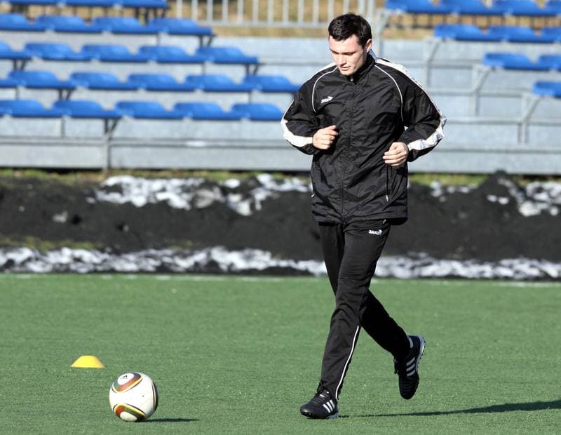 Football. Ruch Radzionkow. Training. 17.01.2011