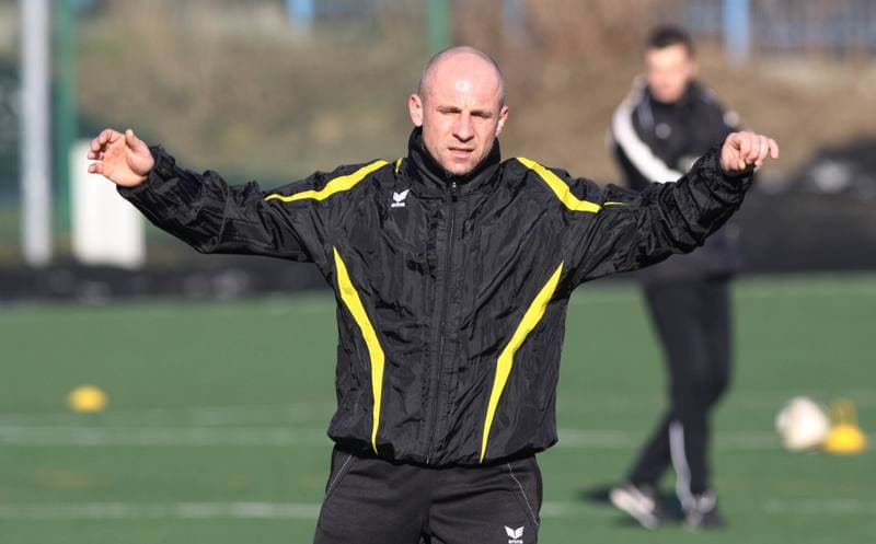 Football. Ruch Radzionkow. Training. 17.01.2011