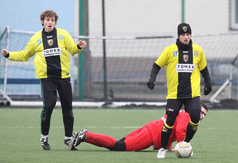 Football. Sparing. Ruch Radzionkow - BKS Stal Bielsko-Biala. 05.02.2011