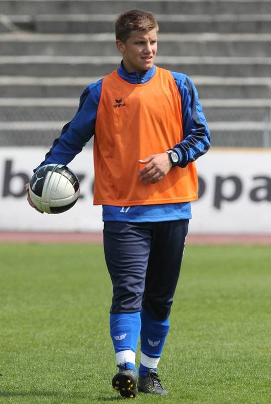 Football. Gornik Zabrze. Training. 11.01.2011