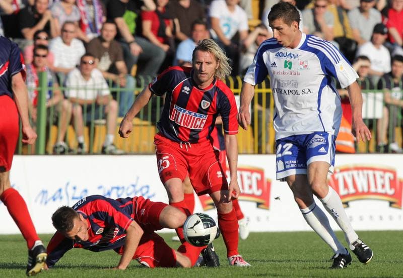 Football. I liga. Podbeskidzie Bielsko-Biala - Piast Gliwice. 11.05.2011