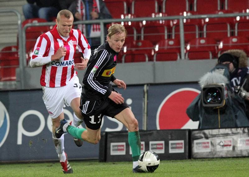 Football. T-Mobile Ekstraklasa. Cracovia Krakow - Lechia Gdansk. 18.02.2012
