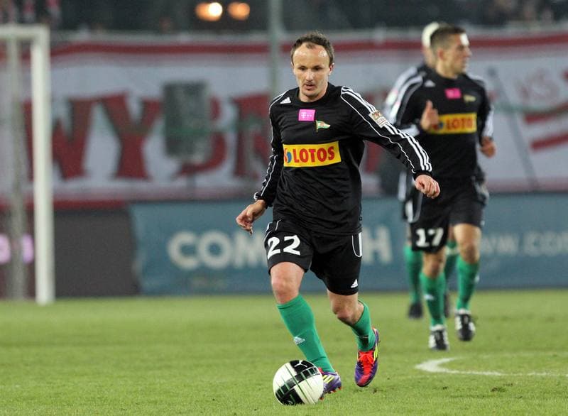 Football. T-Mobile Ekstraklasa. Cracovia Krakow - Lechia Gdansk. 18.02.2012