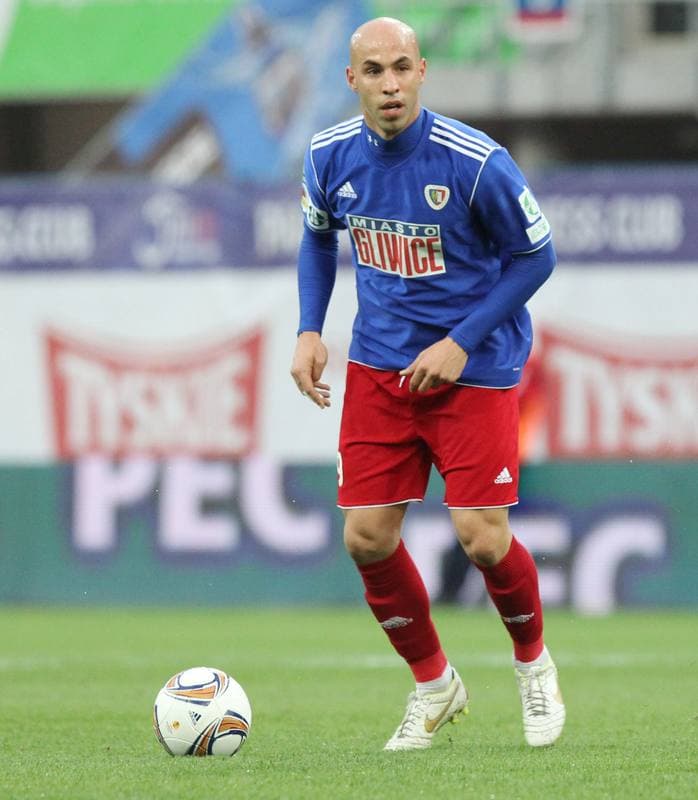 Football. I liga. Piast Gliwice - Olimpia Elblag. 18.04.2012
