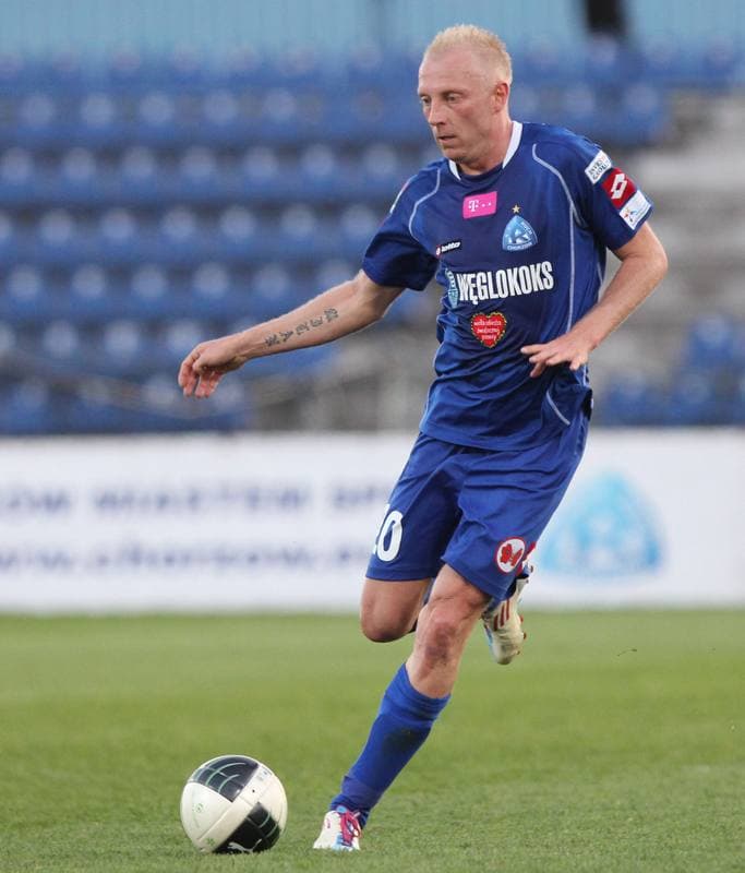 Football. T-Mobile Ekstraklasa. Ruch Chorzow - LKS Lodz. 28.04.2012
