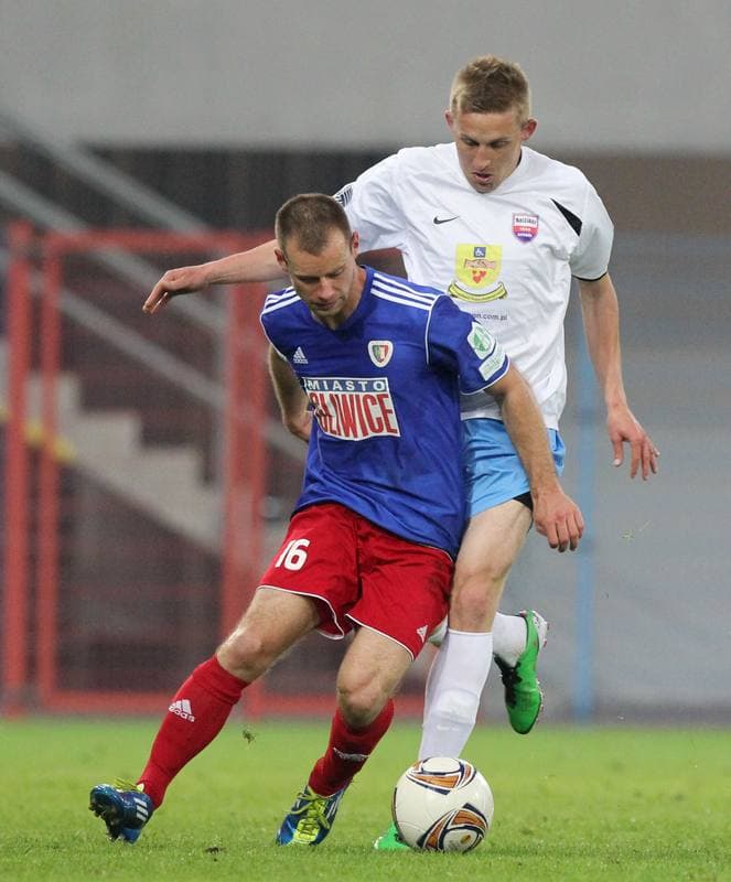 Football. Sparing. Piast Gliwice - Kolejarz Stroze. 10.03.2012
