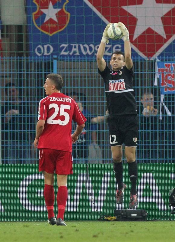 Football. T-Mobile Ekstraklasa. Piast Gliwice - Wisla Krakow. 01.10.2012