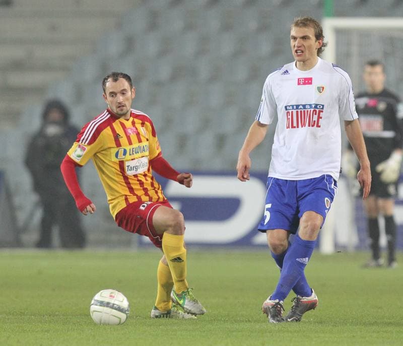 Football. T-Mobile Ekstraklasa. Korona Kielce - Piast Gliwice. 23.11.2012