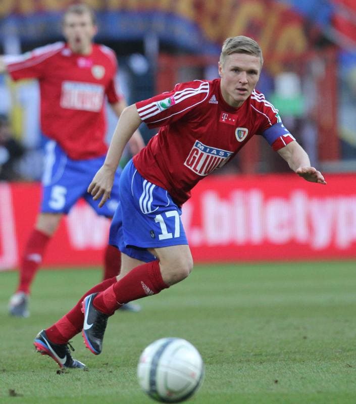 Football. T-Mobile Ekstraklasa. Piast Gliwice - Zaglebie Lubin. 02.03.2013
