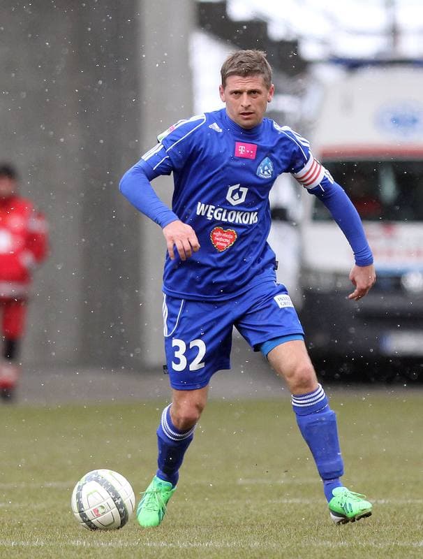 Football. T-mobile Ekstraklasa. Zaglebie Lubin - Ruch Chorzow. 01.04.2013