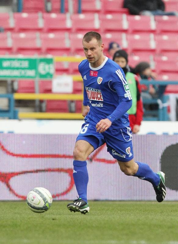 Football. T-Mobile Ekstraklasa. Wisla Krakow - Piast Gliwice. 07.04.2013