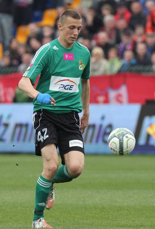 Football. T-Mobile Ekstraklasa. Podbeskidzie Bielsko-Biala - GKS Belchatow. 20.04.2013