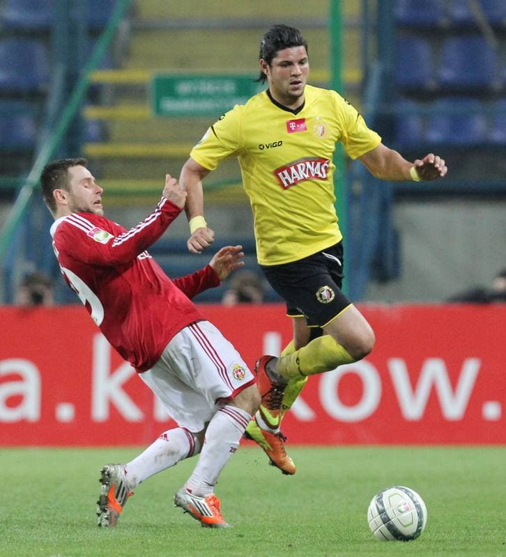 Football. T-Mobile Ekstraklasa. Wisla Krakow - Widzew Lodz. 26.04.2013