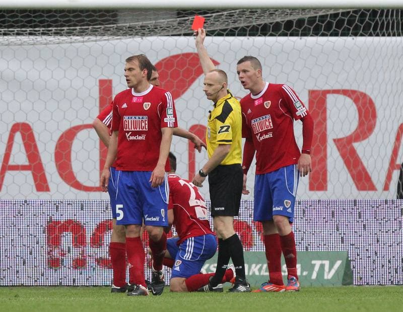 Football. T-Mobile Ekstraklasa. Piast Gliwice - Slask Wroclaw. 12.05.2013