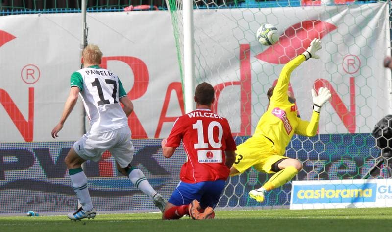 Football. T-Mobile Ekstraklasa. Piast Gliwice - Slask Wroclaw. 01.09.2013
