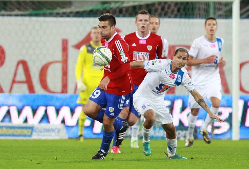 Football. PKO BP Ekstraklasa. Piast Gliwice - Lech Poznan. 20.12.2015