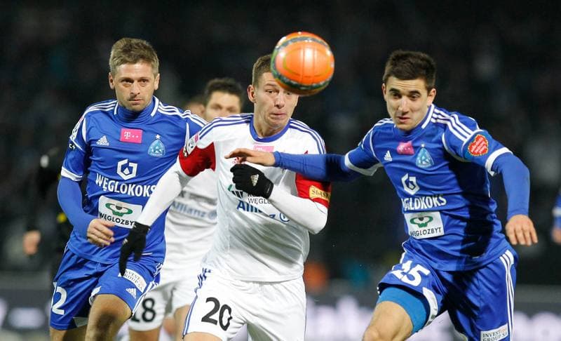 Football. T-Mobile Ekstraklasa. Ruch Chorzow - Gornik Zabrze. 04.10.2014