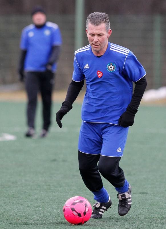 Football. Wielka Orkiestra Swiatecznej Pomocy. Slaskie Oldboye - Slascy Trenerzy. 12.01.2014