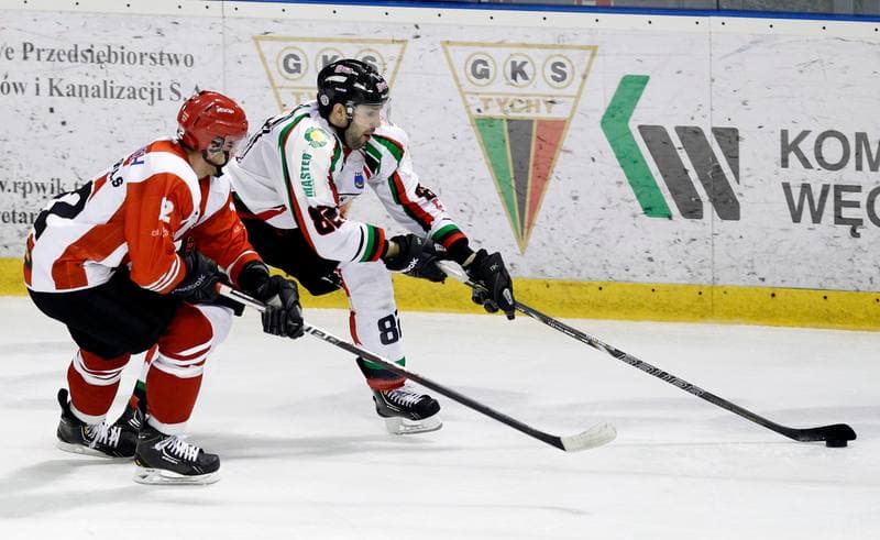 Ice Hockey. Polska Hokej Liga. GKS Tychy - Comarch Cracovia Krakow. 19.01.2014