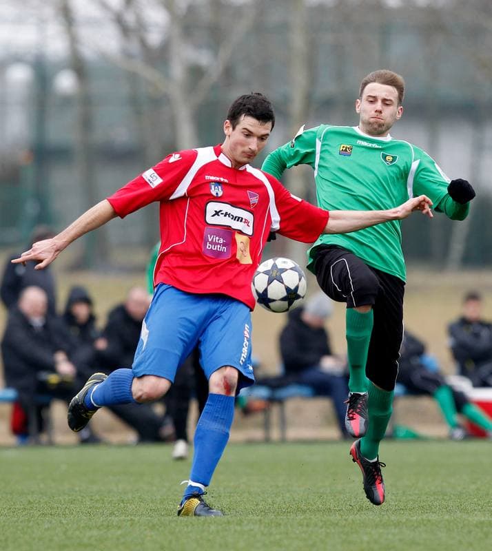 Football. Friendly Match. GKS Katowice - Rakow Czestochowa. 22.02.2014