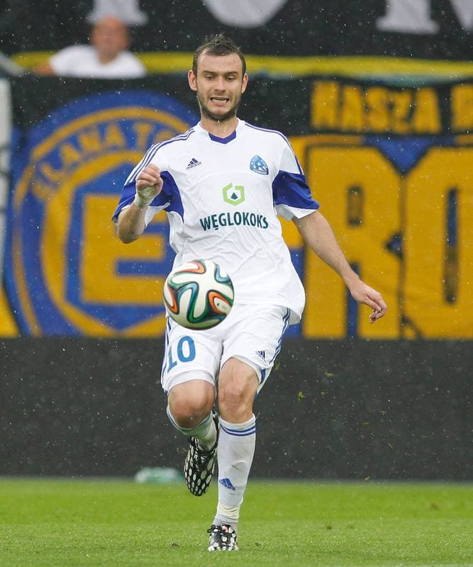 Football. UEFA Europa League. Ruch Chorzow - Esbjerg FB. 31.07.2014