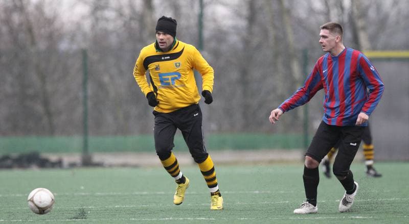 Football. Sparing. GKS Katowice - LZS Lesnica. 05.02.2011