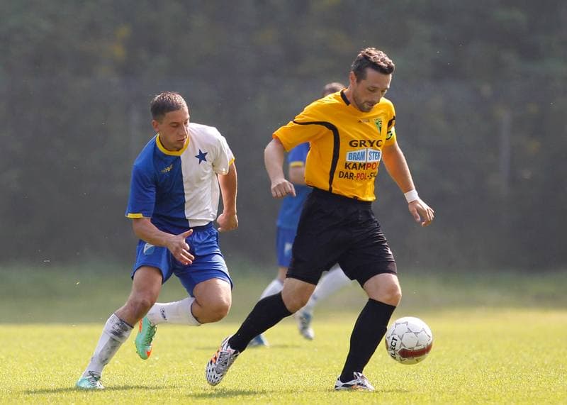 Football. IV Liga. Slavia Ruda Slaska - Gwarek Tarnowskie Gory. 06.09.2014