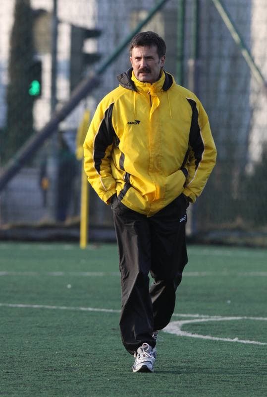 Football. Sparing. GKS Katowice - Hutnik Krakow. 09.02.2011