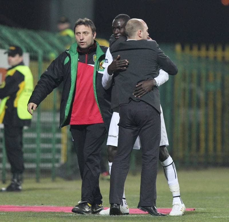 Football. Sparing. GKS Katowice - Ruch Radzionkow. 09.02.2011