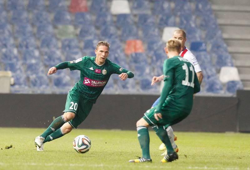 Football. T-Mobile Ekstraklasa. Podbeskidzie Bielsko Biala - Slask Wroclaw. 03.10.2014