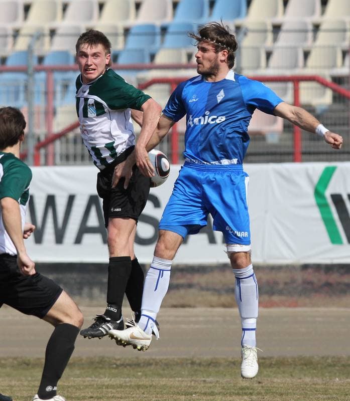 Football. II liga. ROW Rybnik - Baltyk Gdynia. 18.03.2012