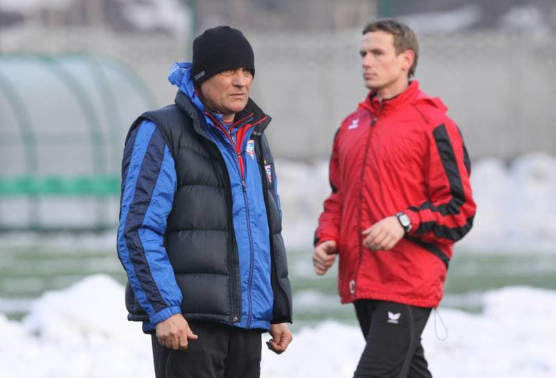 Football. Gornik Zabrze. Training. 11.01.2011