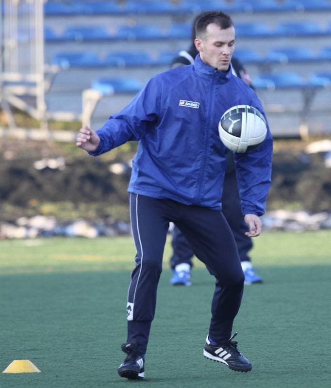 Football. Ruch Chorzow. Training. 05.09.2012