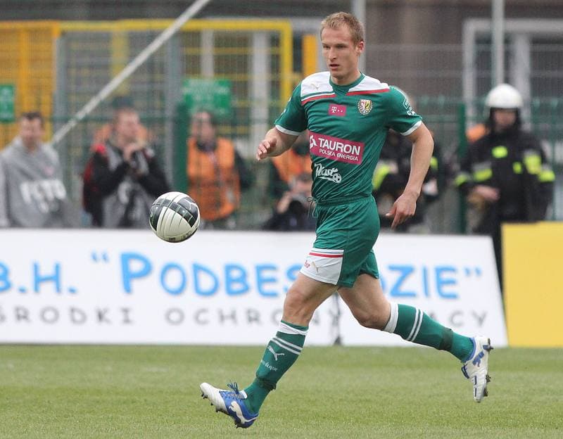 Football. T-Mobile Ekstraklasa. Podbeskidzie Bielsko-Biala - Slask Wroclaw. 14.04.2012