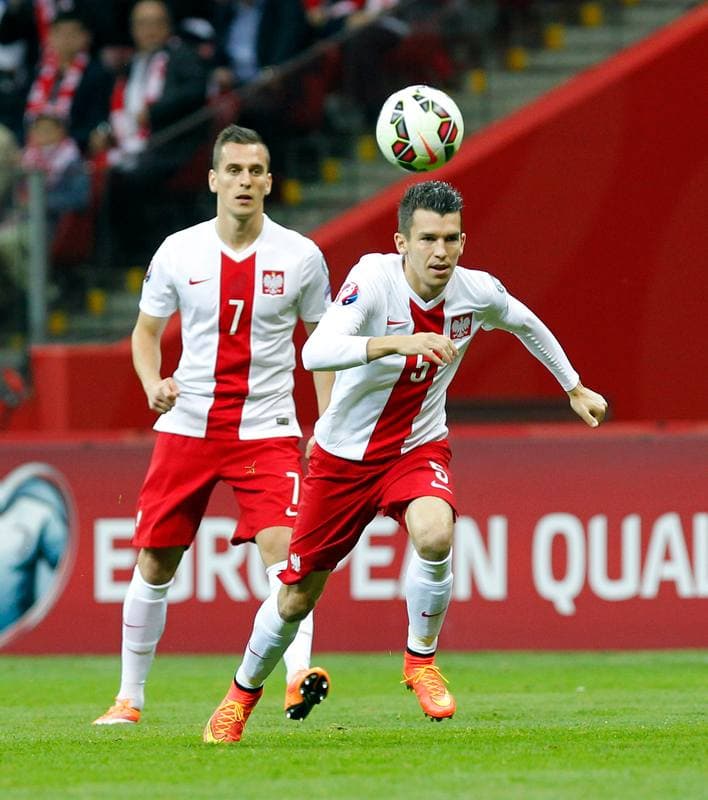 Football. UEFA European Qualifiers. Poland - Scotland. 14.10.2014