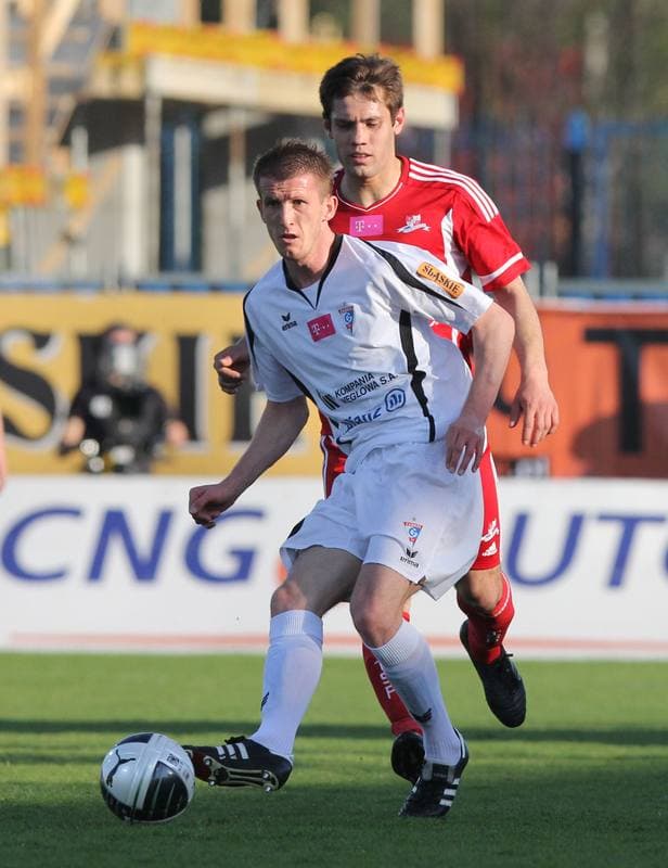 Football. T-Mobile Ekstraklasa. Gornik Zabrze - Podbeskidzie Bielsko-Biala. 27.04.2012