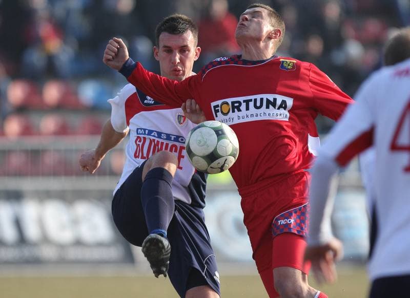 Football. I liga. Piast Gliwice - Odra Wodzislaw Slaski. 05.03.2011