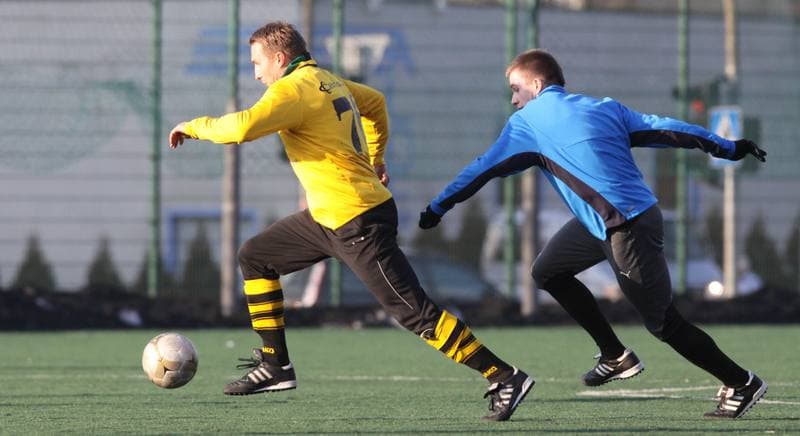 Football. Sparing. GKS Katowice - Hutnik Krakow. 09.02.2011