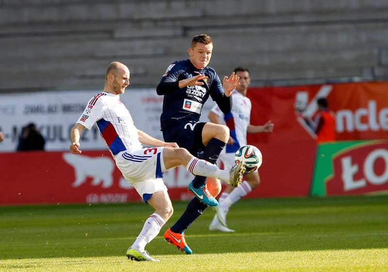 Football. T-Mobile Ekstraklasa. Gornik Zabrze - Pogon Szczecin. 02.11.2014