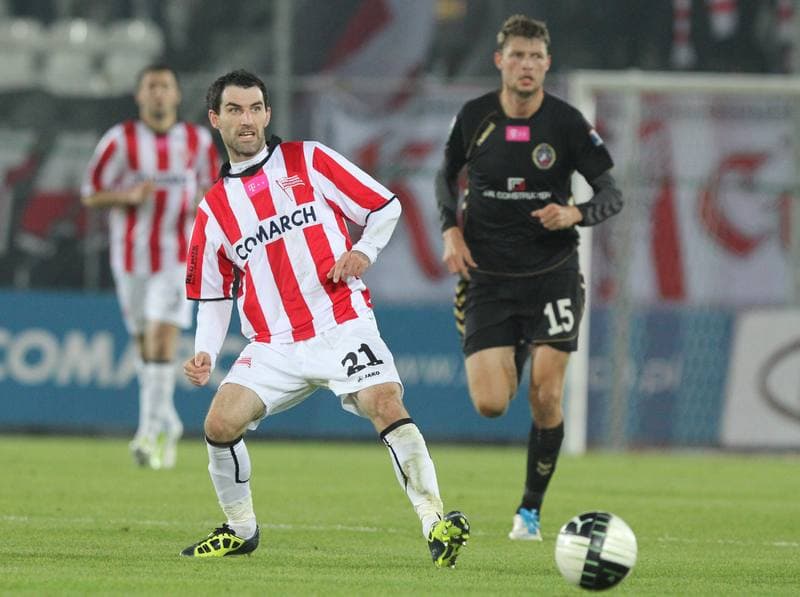 Football. T-Mobile Ekstraklasa. Cracovia Krakow - Polonia Warszawa. 24.10.2011