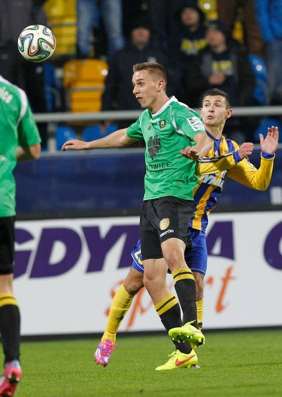 Football. I Liga. Arka Gdynia - GKS Katowice. 16.11.2014