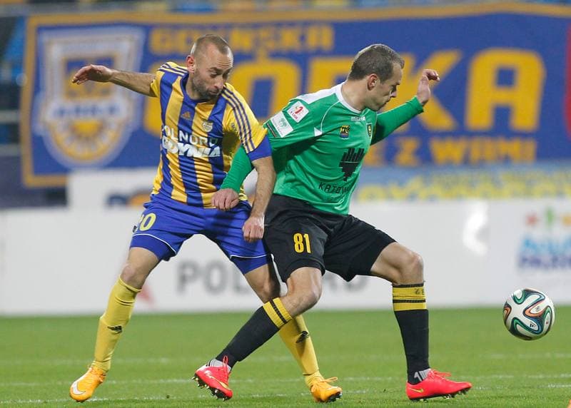Football. I Liga. Arka Gdynia - GKS Katowice. 16.11.2014